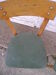 Pair of 1960 chairs, green skai and wood