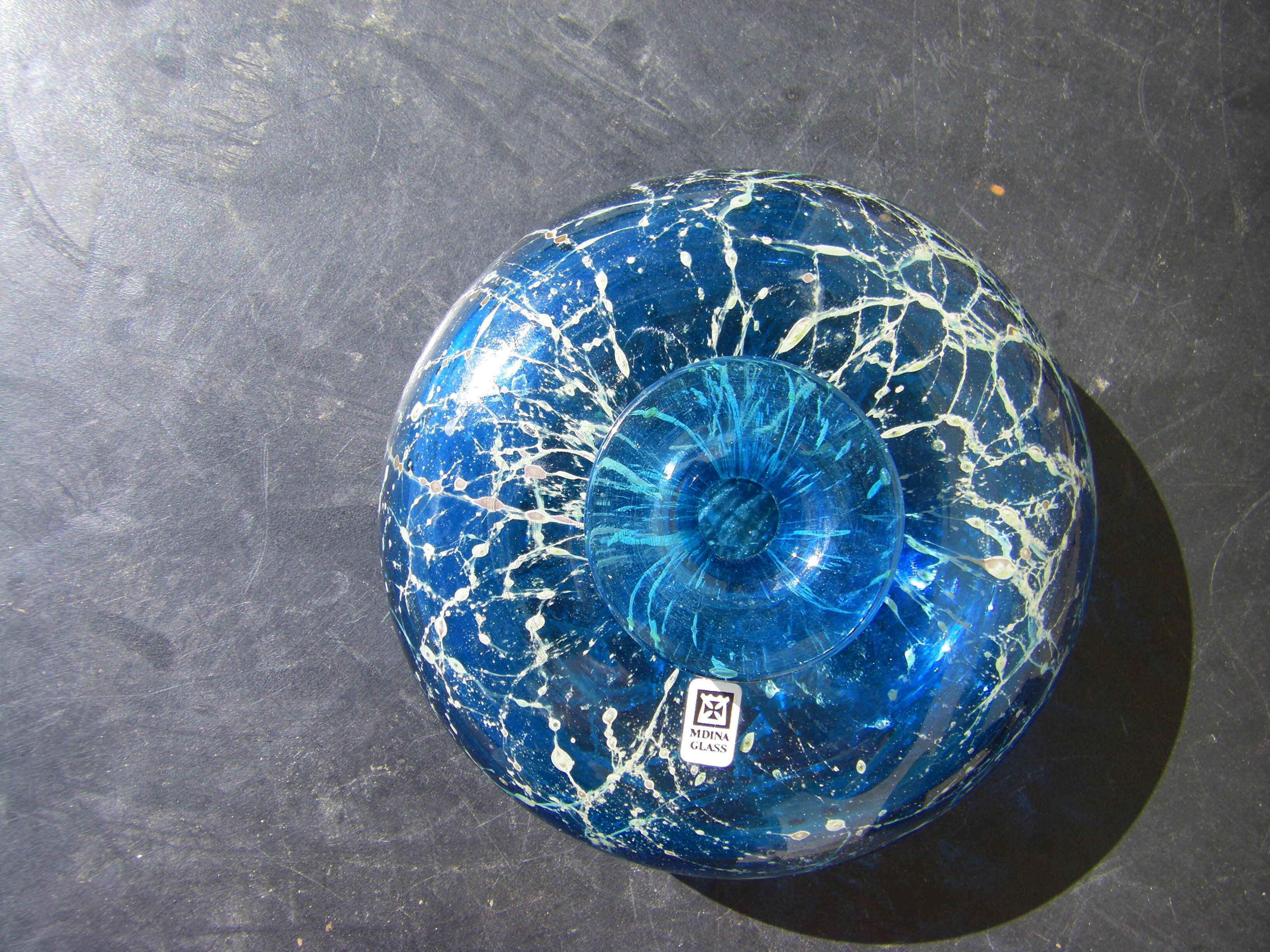 Vase en verre vintage