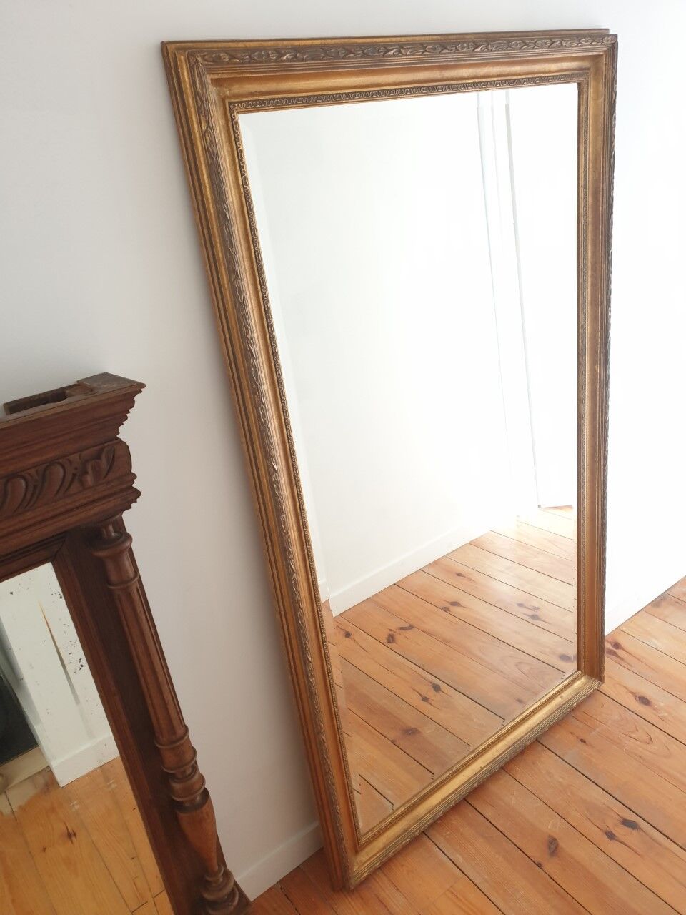Large beveled mirror 146/84