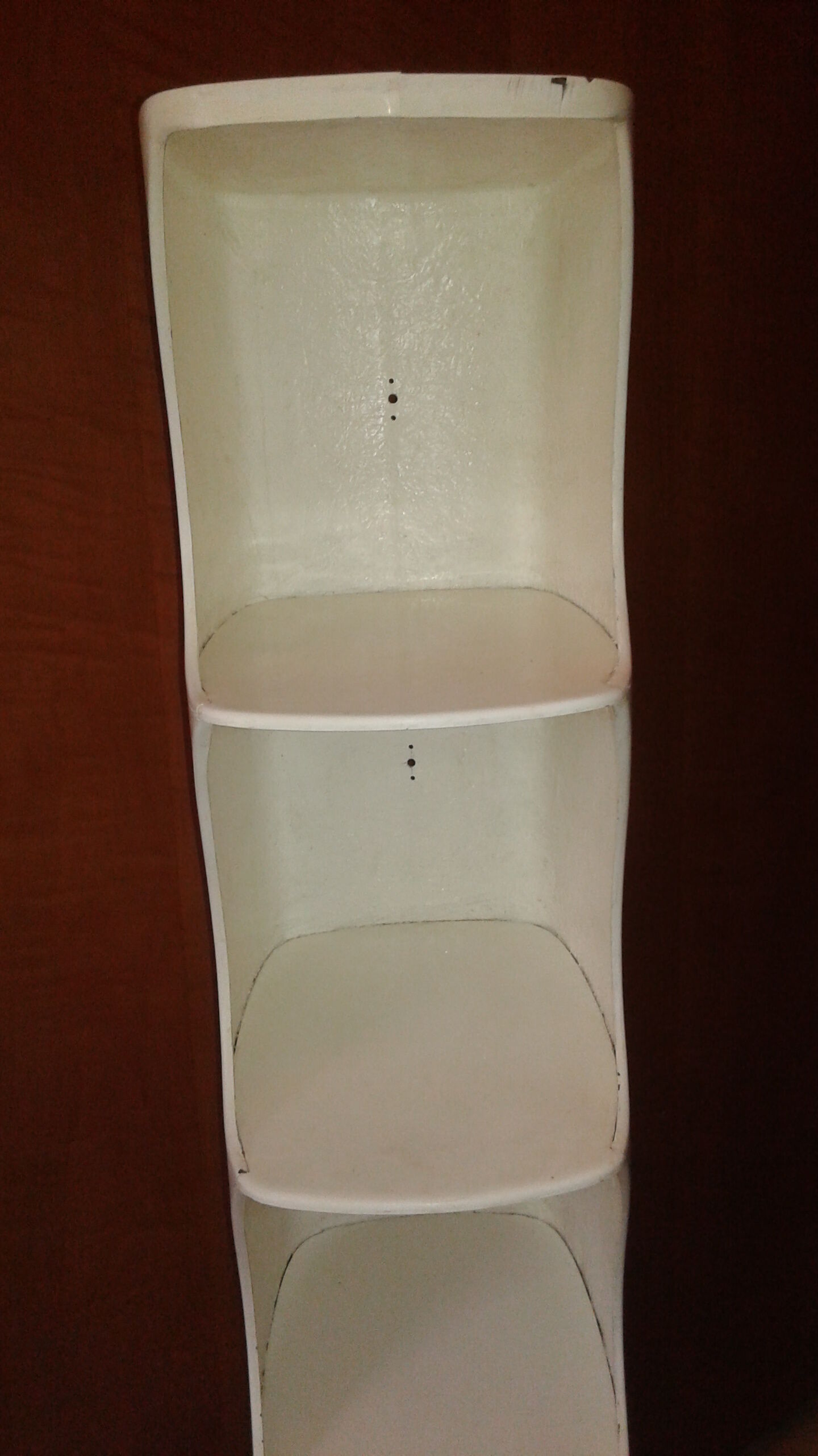 Shelf Rodier in resin and fiber design Valeric Doubroucinskis 1960