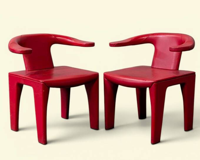 Paire de chaises Veronica pour CasasAfra & Tobia Scarpa