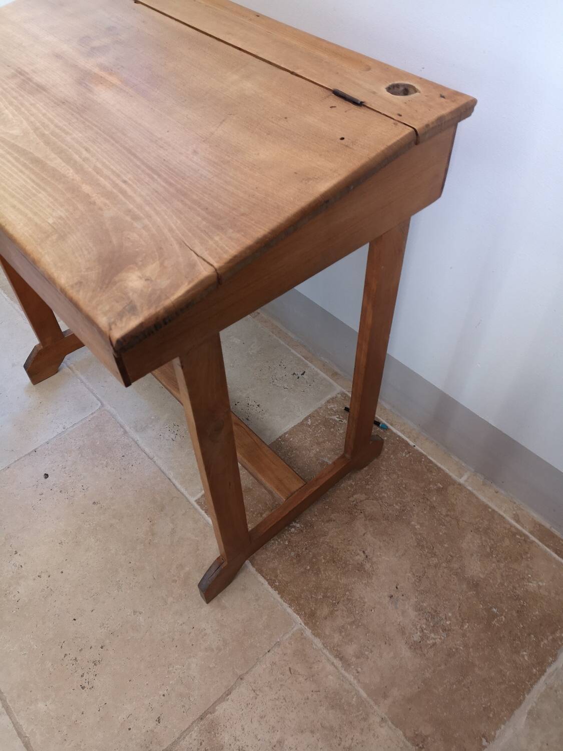 Bureau  pupitre écolier bois