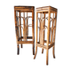 Pair of bamboo and vintage rattan harnesses
