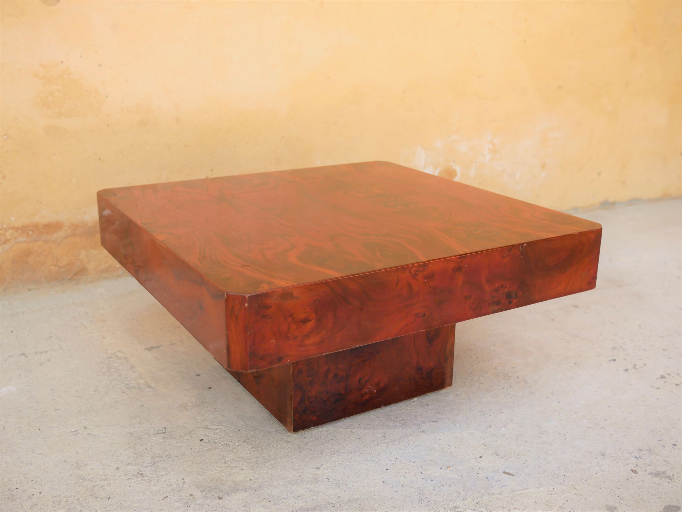 Table basse vintage en palissandre