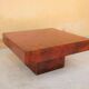 Table basse vintage en palissandre