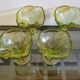 Lot 4 coupes tulipe en verre