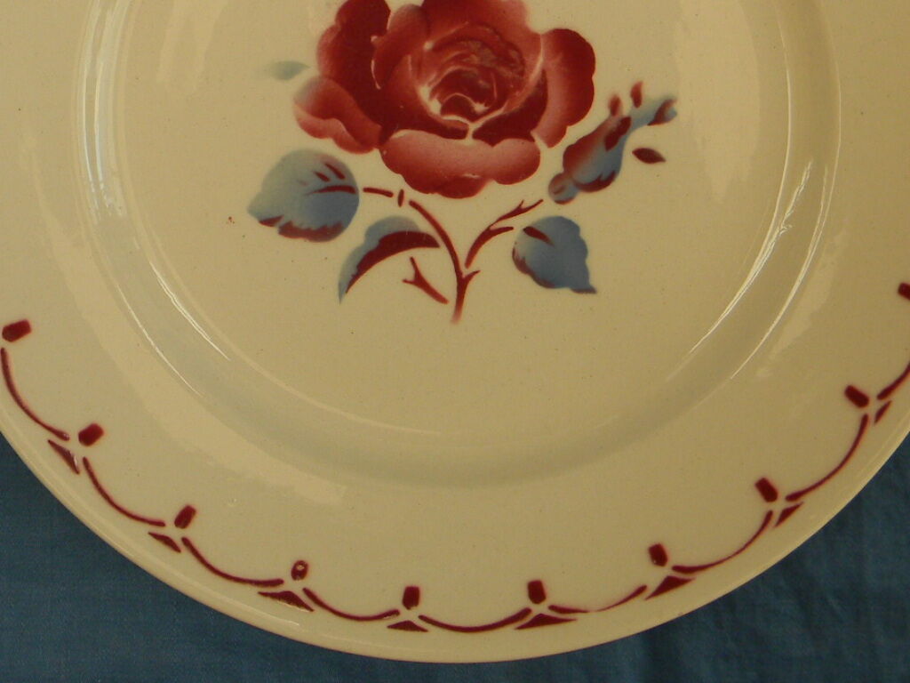 Set of 6 dessert plates Badonviller