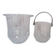 Lot 2 seaux cristal champagne glaçons