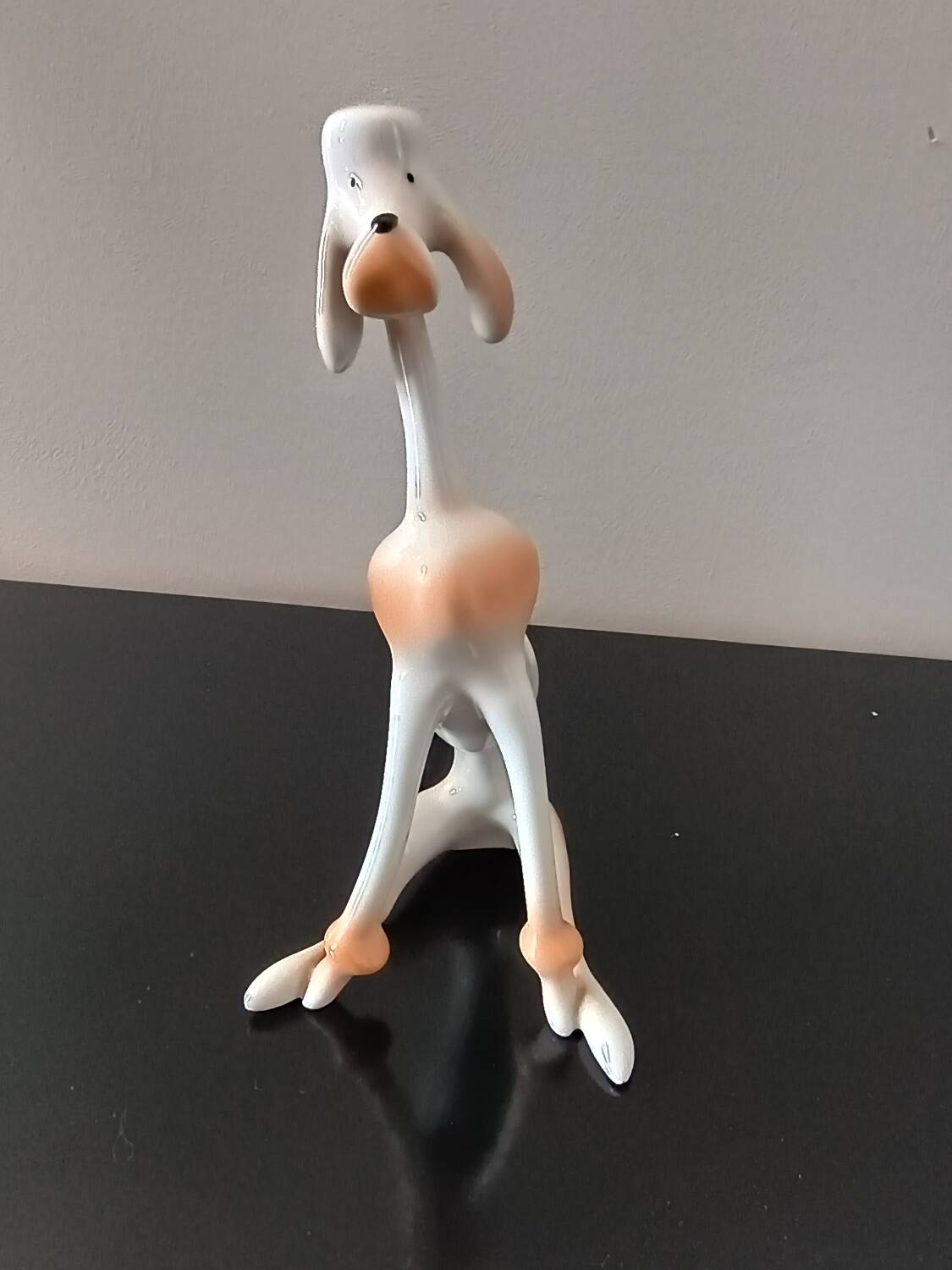 Hollohaza porcelain dog, 1970s