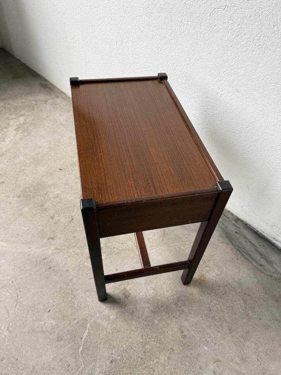 Jacques Hauville bedside table Roche Bobois mahogany