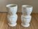 4 coquetiers en porcelaine décor grappe raisin