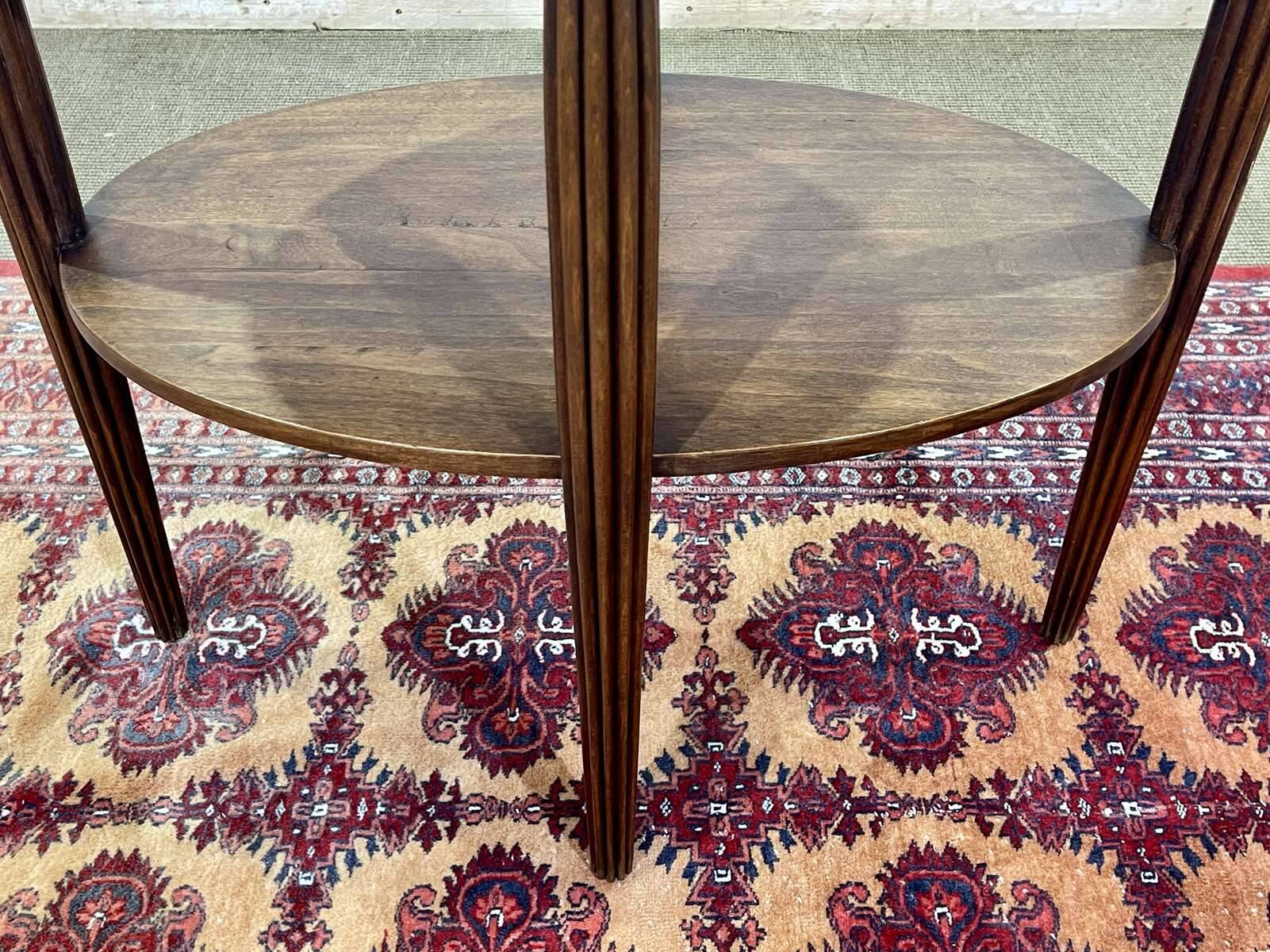 1930s Art Deco beech pedestal table