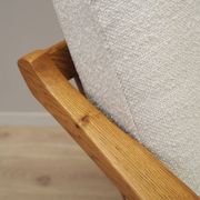 Oak armchair, Danish design, 1960s, designer: H. Brockmann Petersen, production: Randers Møbelfabrik