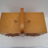 Nice-sized worker, in light varnished wood