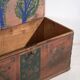 Antique trunk with floral motifs (c.1920) #24