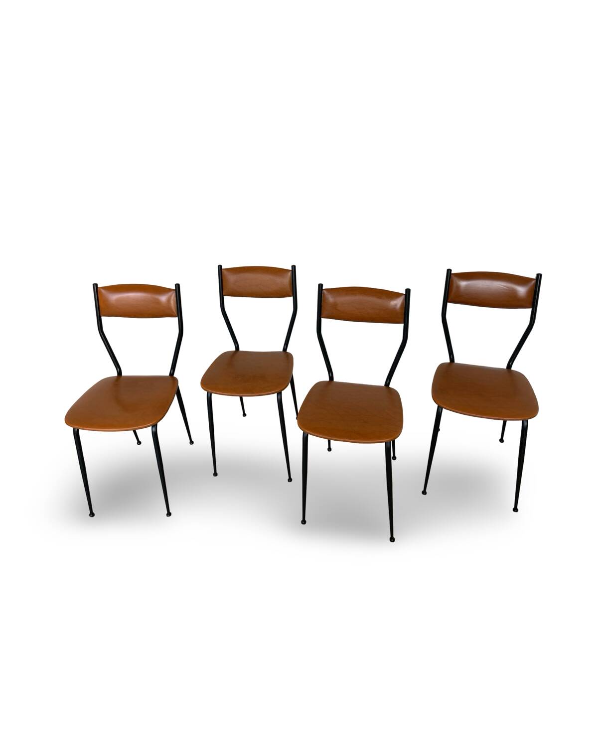 Chaises italiennes du milieu du siècle, années 1960.