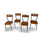 Chaises italiennes du milieu du siècle, années 1960.