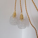 Pair of vintage hanging lamps