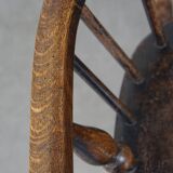 Early 19th century antique English Windsor children's rocking chair