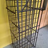 French metal wine vault from Rigidex, from the mid 1900s