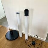 Portemanteau en métal laqué blanc édité par Seccose dans les années 80