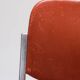 Set de 4 chaises empilables dsc 106 orange, Castelli, G. Piretti, 1970s