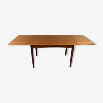 Danish teak extensible dining table, 1960’s