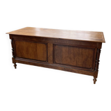 Drapery oak counter 1900