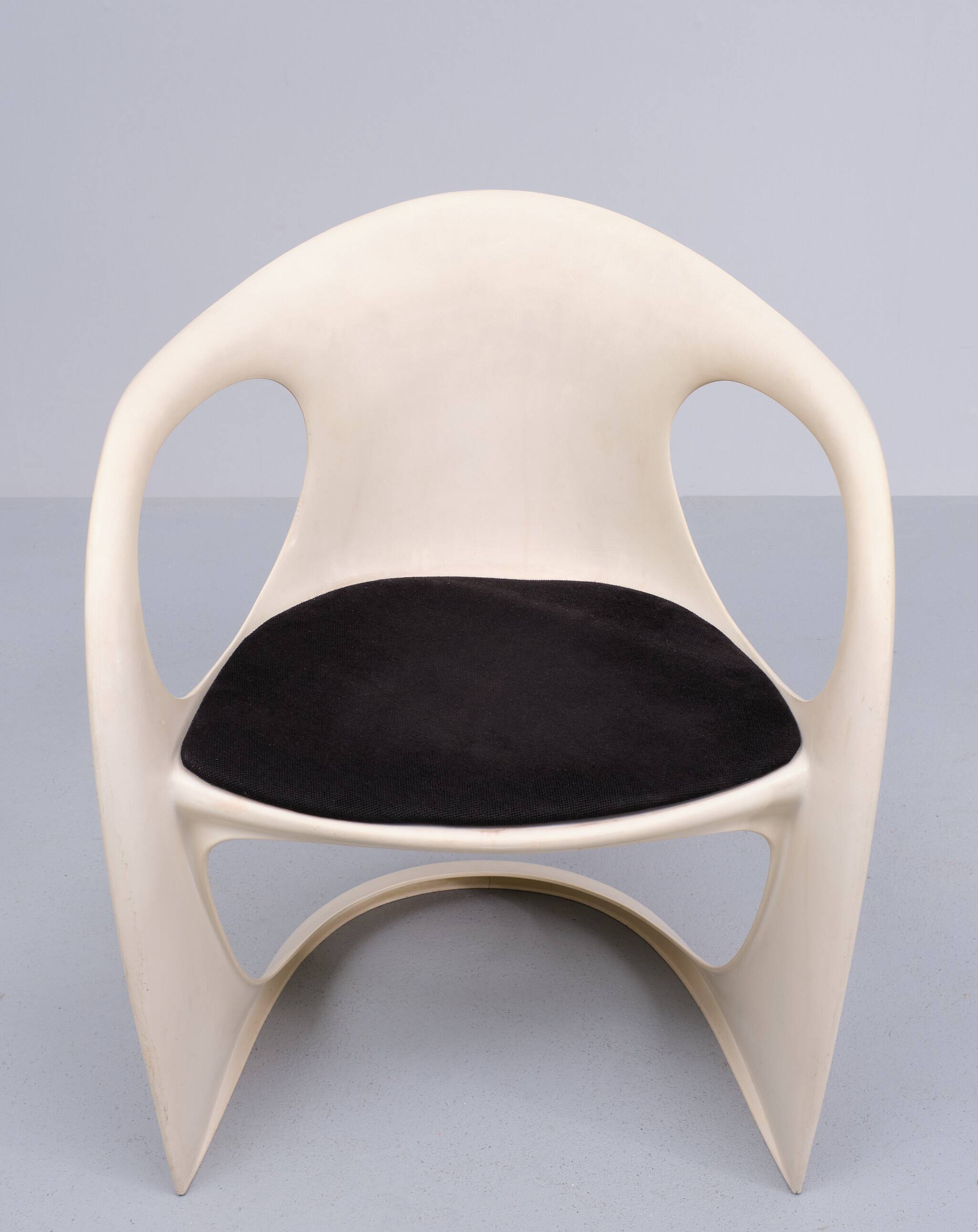 Casalino Fiberglass Chair by Alexander Begge for Casala, 1974