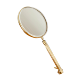 Old brass double sided mirror, France, Circa 1950