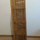 Round rattan shelf