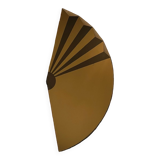 Miroir mural exclusif 'Ventaglio' de Giuseppe Raimondi pour Cristal Art Torino, années 80