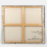Set of 2 abstract paintings titled “Fyrhat” by the Belgian Artist Nico de G