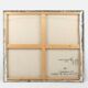 Set of 2 abstract paintings titled “Fyrhat” by the Belgian Artist Nico de G