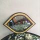 Brass mirror with original shape - 28x39cm