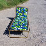 Deckchair deck vintage camp bed lafuma - 70s
