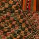 Brick Red Geometric Style Turkish Oushak Runner Rug, 90x340 Cm
