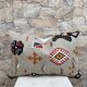 Housse de coussin faite main | Coussin Kilim bohème | Décoration berbère ma