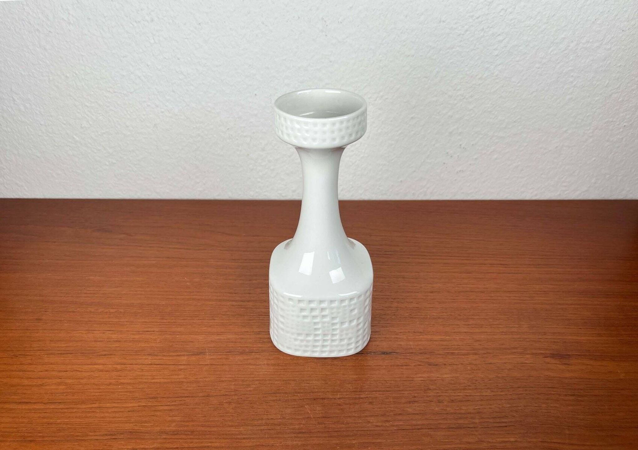 Vintage porcelain vase by Hans Achtziger for Hutschenreuther, 1970s.