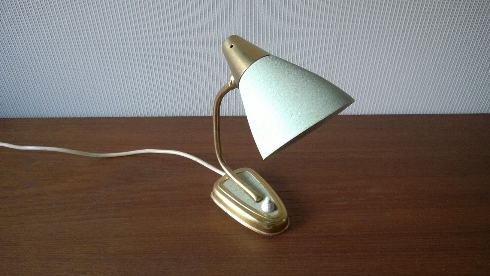 Metal and brass lamp form the 60s