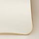 Golden brass mirror in the style of Gio Ponti. 1980s or 1990s.