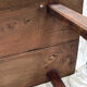 Solid elm farmhouse table