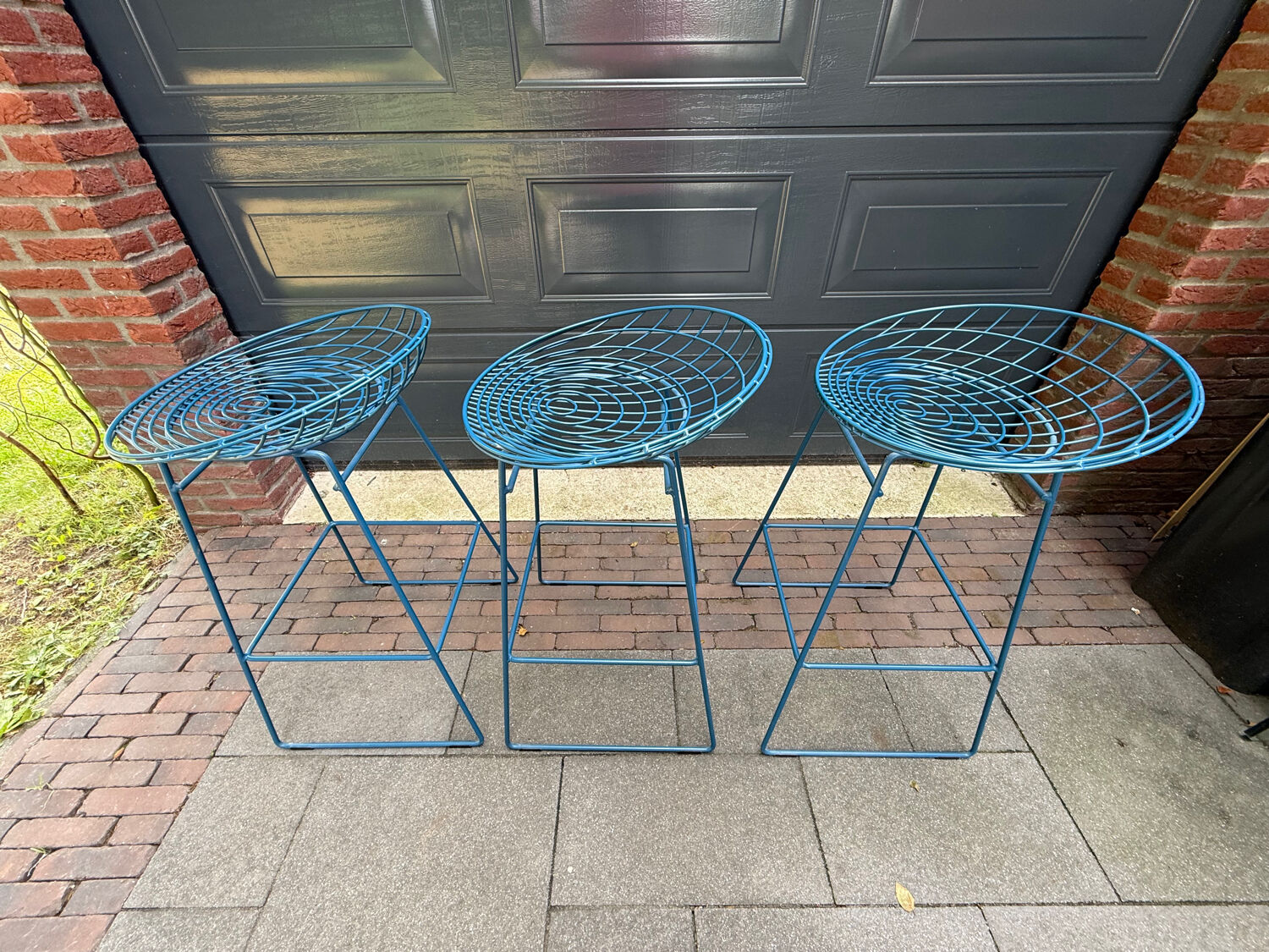 Set of 3 Pastoe bar chairs
