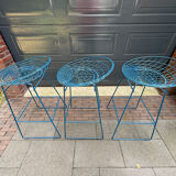 Set of 3 Pastoe bar chairs