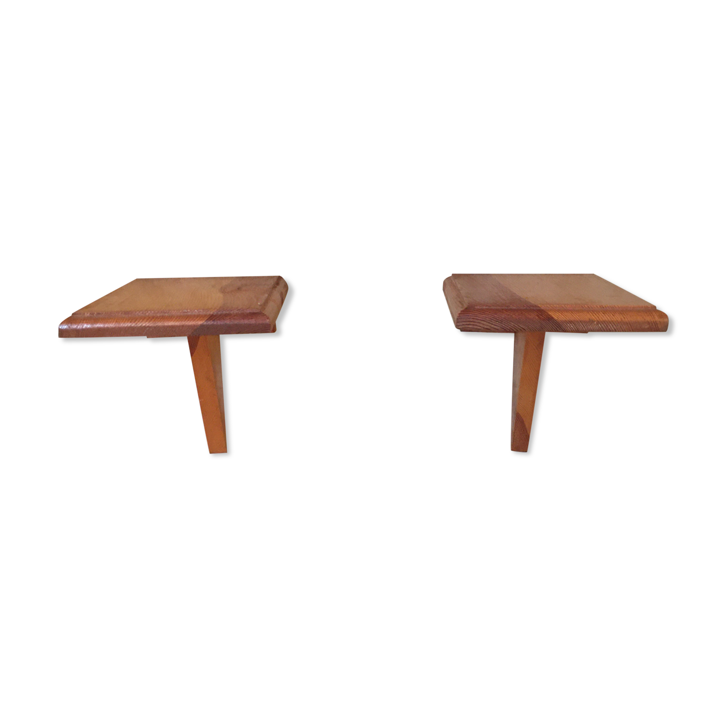 2 Wall bedside tables in applique