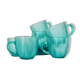 Mint green tea or coffee cups