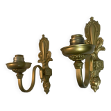 Appliques murales chandelier, style classique, Louis XV