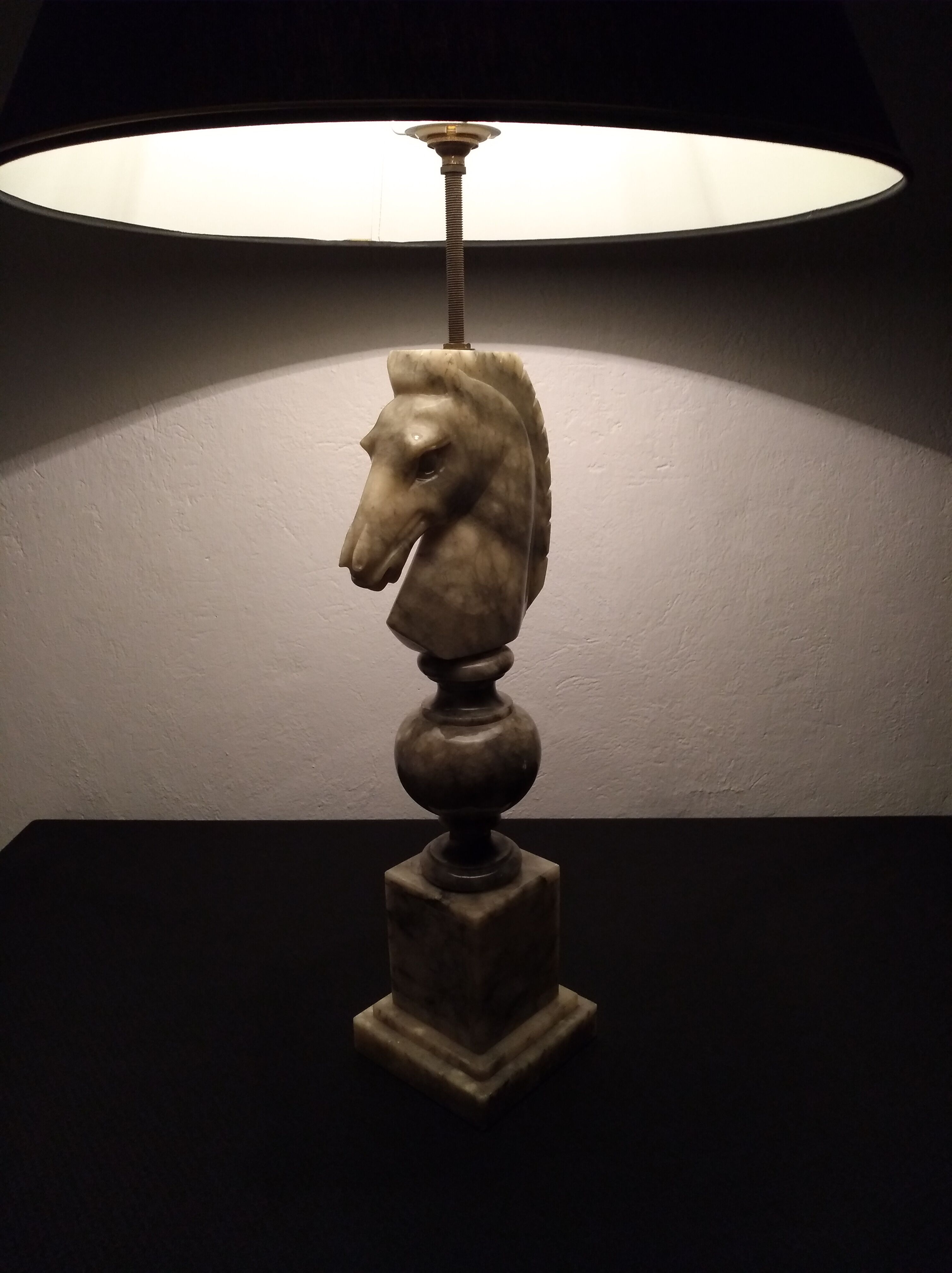 70s living room lamp foot
