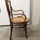 Fauteuil scandinave Fischel cannage 1900