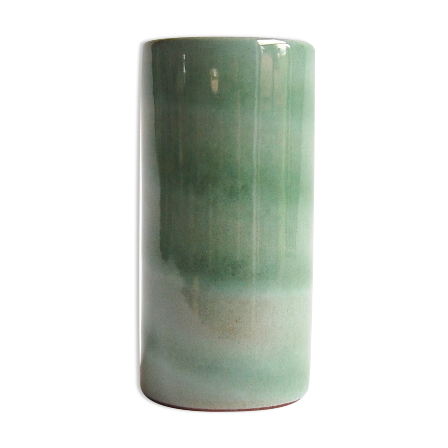 Antonio Lampecco Green Roll Vase